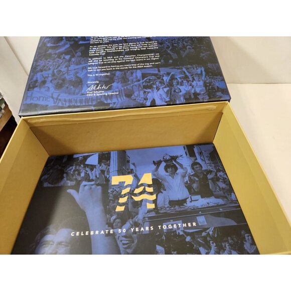 Vancouver Whitecaps 50th Anniversary Box Set Souvenir Ticket Scarf & Magnet 2024 - Picture 15 of 16